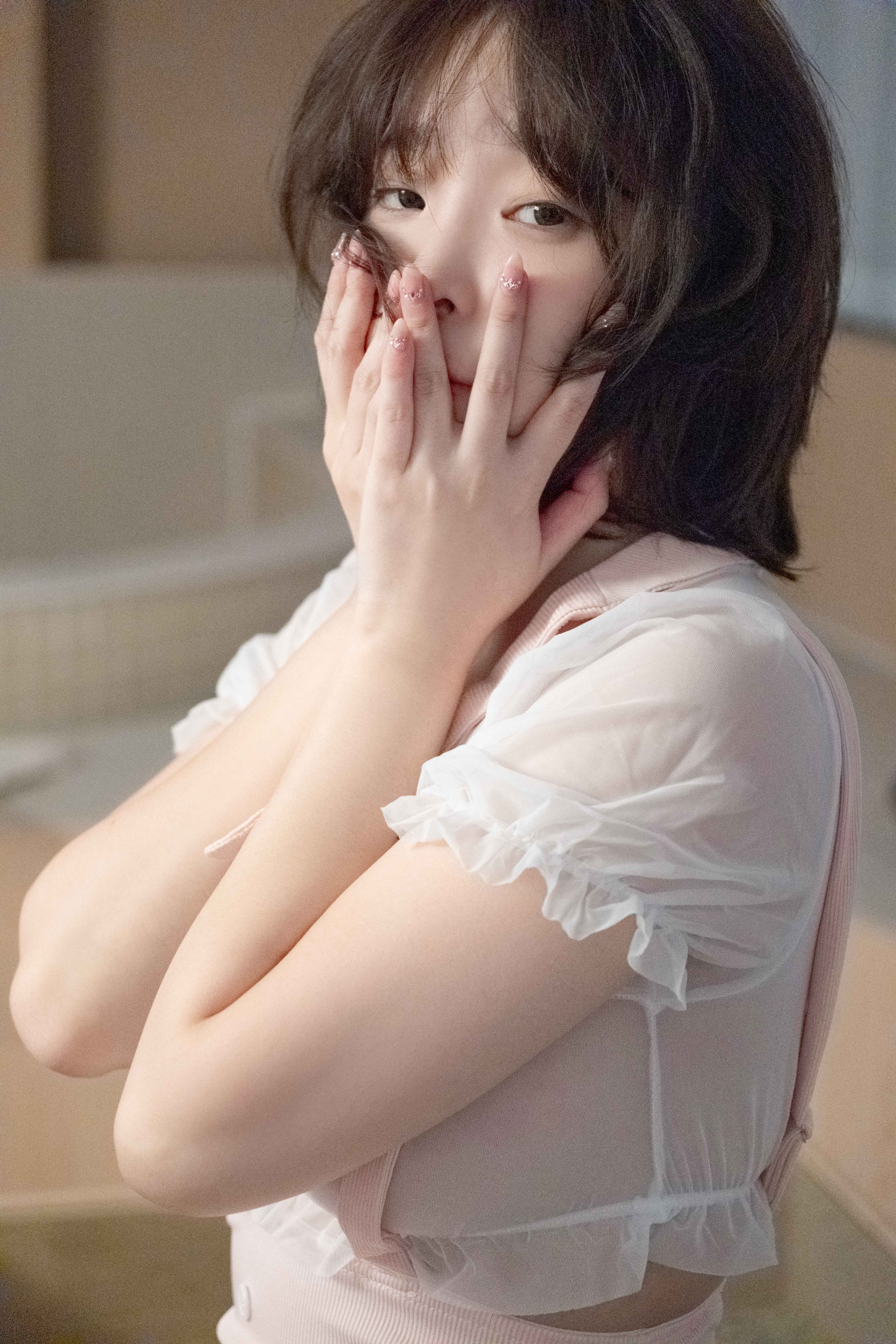图片[1]-Inkyung (강인경) – White Shirt-R站